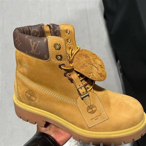 boots louis vuitton timberland|custom louis vuitton timberland boots.